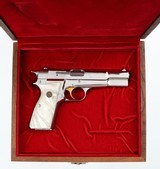 BROWNINGHI-POWER9MM"CHROME" PISTOL(CENTENNIAL MODEL - 3500 MANUFACTURED - 1978 YEAR MODEL) - 15 of 15