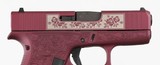 GLOCK
43X
"BLACK CHERRY & PAISLEY"
9MM
PISTOL
(NIB)
(CERAKOTED / ENGRAVED SLIDE) - 3 of 17