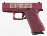 GLOCK
43X
"BLACK CHERRY & PAISLEY"
9MM
PISTOL
(NIB)
(CERAKOTED / ENGRAVED SLIDE) - 4 of 17