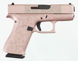 GLOCK
43X
"ROSE GOLD"
9MM
PISTOL ENGRAVED (NIB) - 1 of 17