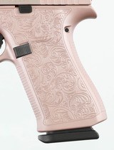 GLOCK
43X
"ROSE GOLD"
9MM
PISTOL ENGRAVED (NIB) - 5 of 17