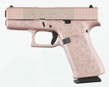 GLOCK
43X
"ROSE GOLD"
9MM
PISTOL ENGRAVED (NIB) - 4 of 17