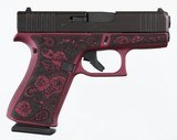 GLOCK43X"BLACK CHERRY"ENGRAVED 9MMPISTOL(NIB) - 1 of 17