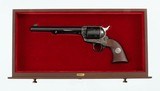 CASED COLT PYTHON , SAA , DRAGOON BICENTENNIAL
SET OF (3) REVOLVERS - 13 of 14