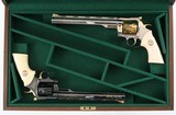 (2) TWO U.S CONSTITUTION 200th ANNIVERSARY DAN WESSON M44 REVOLVERS
(CASED SET WITH HARDWOOD BOX & AUTHENTICATION LETTER) - 1 of 25
