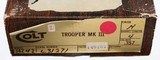 COLT
TROOPER MK III
357 MAGNUM
REVOLVER
(NICKEL - 1976 YEAR )
ORIG BOX - 11 of 13