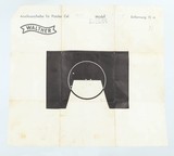 WALTHER (RARE) PPK-L22LRPISTOL BOX AND PAPERS. 1967 - 14 of 16