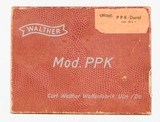 WALTHER (RARE) PPK-L22LRPISTOL BOX AND PAPERS. 1967 - 15 of 16