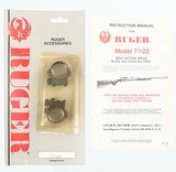 RUGER77/2222LRRIFLE(1990 YEAR MODEL). LNIB - 18 of 18