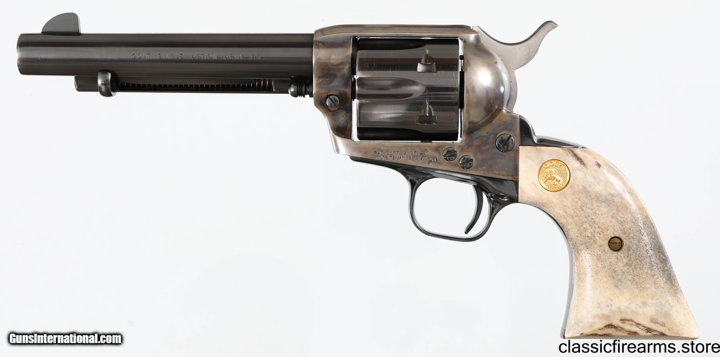 COLT SINGLE ACTION ARMY 2ND GENERATION 45 LC REVOLVER (1956