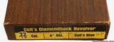 COLTDIAMONDBACK22LRREVOLVER ORIG BOX & PAPERS - 11 of 13