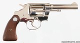 COLTPOLICE POSITIVE38 SPECIAL 4" REVOLVER(RARE NICKEL FINISH) - 1 of 10