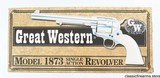 GREAT WESTERN
MODEL R
45LC
REVOLVER. ORIG BOX - 12 of 13