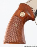 COLTPYTHON357 MAGNUM4" NICKEL REVOLVER(1973 YEAR MODEL) - 2 of 10