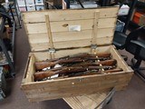 10
SOVIET RUSSIAN IZHEVSK
MOSIN-NAGANT
M44
BOLT ACTION
CARBINES WITH BAYONETS & BOSNIAN SHIPPING CRATE