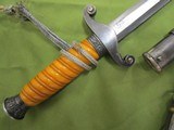 GERMAN WW2 NAZI ARMY OFFICER'S DAGGER ,ICKHORN WITH HANGER & PORTEPE - 4 of 15