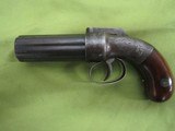 ALLENTHURBER & CO. WORCESTER 6 SHOT 32cal PERCUSSION PEPPERBOX - 1 of 15