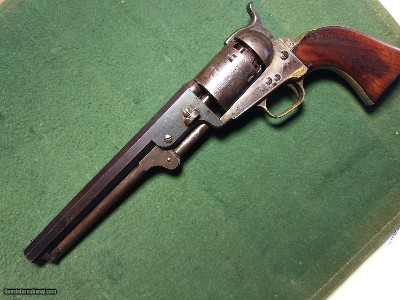 COLT model 1851 NAVY REVOLVER EARLY 3rd model 36cal PERCUSSION 1853