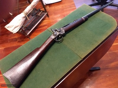 SMITH SADDLE RING CARBINE made by MASSACHUSETTS ARMS 50cal PERCUSSION - Image 6 of 15