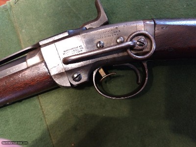 SMITH SADDLE RING CARBINE made by MASSACHUSETTS ARMS 50cal PERCUSSION - Image 3 of 15