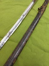 JAPANESE NAVAL SWORD & SCABBARD MEIJI PERIOD 1886-1912 - 5 of 14