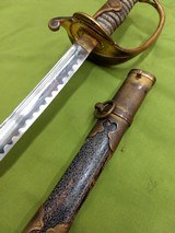 JAPANESE NAVAL SWORD & SCABBARD MEIJI PERIOD 1886-1912 - 4 of 14