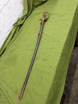 JAPANESE NAVAL SWORD & SCABBARD MEIJI PERIOD 1886 1912