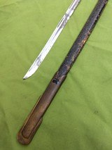 JAPANESE NAVAL SWORD & SCABBARD MEIJI PERIOD 1886-1912 - 6 of 14