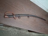 MODEL 1840 MOUNTED ARTILLERY SABER & SCABBARD - 1 of 15