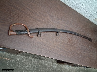 MODEL 1840 MOUNTED ARTILLERY SABER & SCABBARD