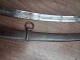 MODEL 1840 MOUNTED ARTILLERY SABER & SCABBARD - 8 of 15