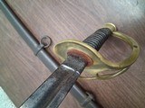 US M1840 CAVALRY SABER & SCABBARD made by C CHARLES HAMMOND RARE - 8 of 15