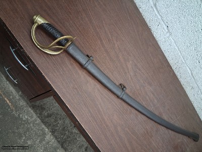 US M1840 CAVALRY SABER & SCABBARD made by C CHARLES HAMMOND RARE