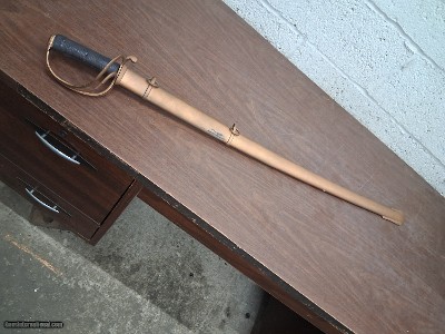 P53 ENLISTED DRAGOON SABER & SCABBARD UN MARKED