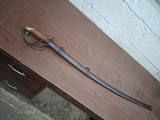 m1860 CAVALRY SABER & SCABBARD by J E BLECKMANN EARLY CIVIL WAR SWORD - 1 of 15