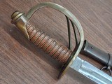 m1860 CAVALRY SABER & SCABBARD by J E BLECKMANN EARLY CIVIL WAR SWORD - 4 of 15