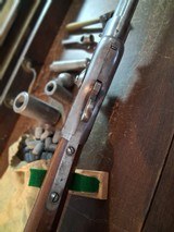 SMITH JENNINGS 1st model REPEATING RIFLE 54cal PERCUSSION with LOADING TOOLS & CASE 1850 - 12 of 15