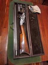 SMITH JENNINGS 1st model REPEATING RIFLE 54cal PERCUSSION with LOADING TOOLS & CASE 1850 - 1 of 15