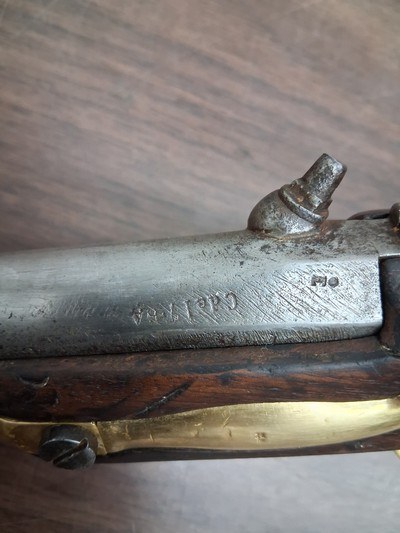 FRENCH model 1822 CAVALRY PISTOL 70cal CONVERTED TO PERCUSSION - Image 14 of 15