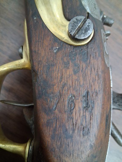 FRENCH model 1822 CAVALRY PISTOL 70cal CONVERTED TO PERCUSSION - Image 15 of 15