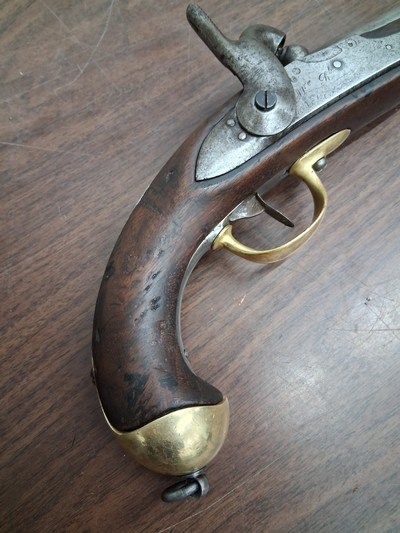 FRENCH model 1822 CAVALRY PISTOL 70cal CONVERTED TO PERCUSSION - Image 2 of 15