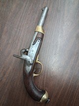 FRENCH model 1822 CAVALRY PISTOL 70cal CONVERTED TO PERCUSSION - Image 1 of 15