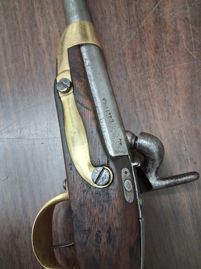 FRENCH model 1822 CAVALRY PISTOL 70cal CONVERTED TO PERCUSSION - Image 8 of 15