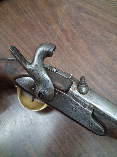 FRENCH model 1822 CAVALRY PISTOL 70cal CONVERTED TO PERCUSSION - Image 13 of 15
