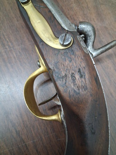 FRENCH model 1822 CAVALRY PISTOL 70cal CONVERTED TO PERCUSSION - Image 7 of 15