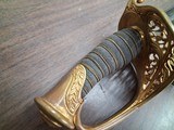 US CIVIL WAR model 1850 FIELD & STAFF OFFICER'S SWORD & SCABBARD F. HORSTER - Image 4 of 15