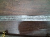 US CIVIL WAR model 1850 FIELD & STAFF OFFICER'S SWORD & SCABBARD F. HORSTER - Image 9 of 15