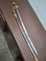 US CIVIL WAR model 1850 FIELD & STAFF OFFICER'S SWORD & SCABBARD F. HORSTER - Image 2 of 15