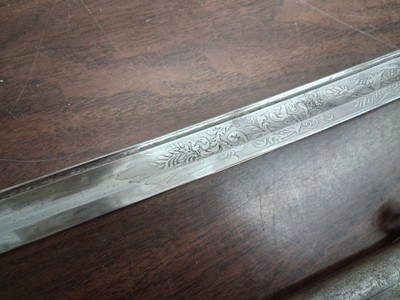 US CIVIL WAR model 1850 FIELD & STAFF OFFICER'S SWORD & SCABBARD F. HORSTER - Image 11 of 15