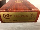 Colt Diamondback 22lr Cylinder Never Rotated w/ All Original box, paperwork - 1 of 10